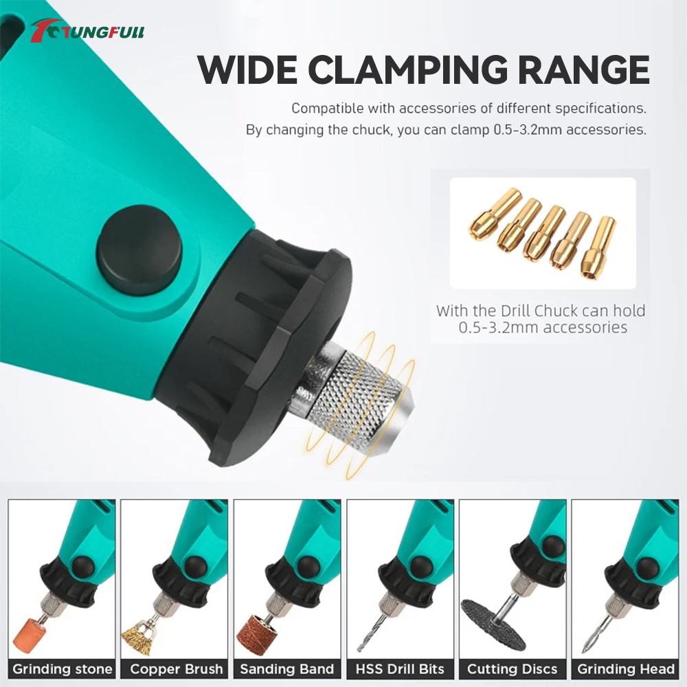 TUNGFULL Mini Electric Grinder - Woodworking Essentials 评论和价格