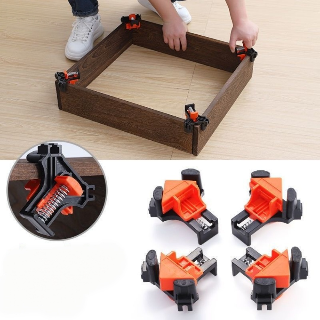 4pcs 90° Right Angle Clamp Fix - Woodworking Essentials 评论和价格