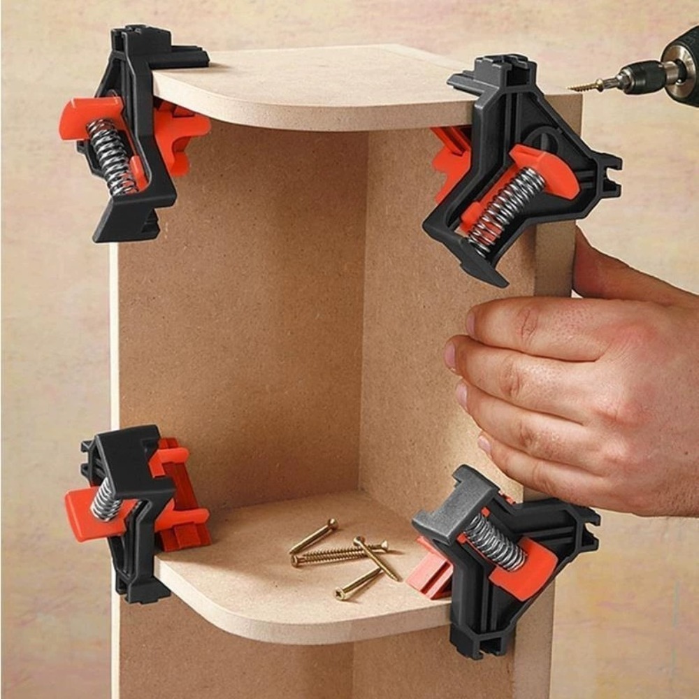 4pcs 90° Right Angle Clamp Fix - Woodworking Essentials 评论和价格