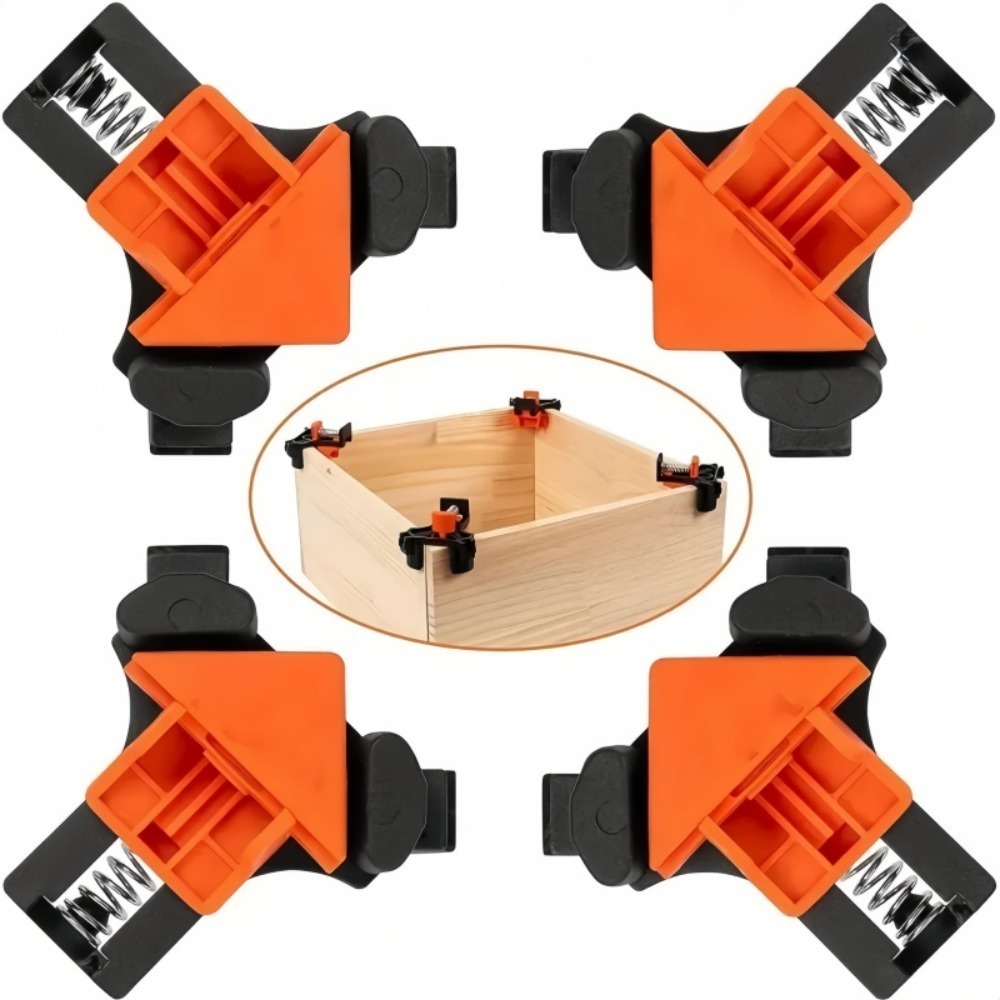 4pcs 90° Right Angle Clamp Fix - Woodworking Essentials 评论和价格