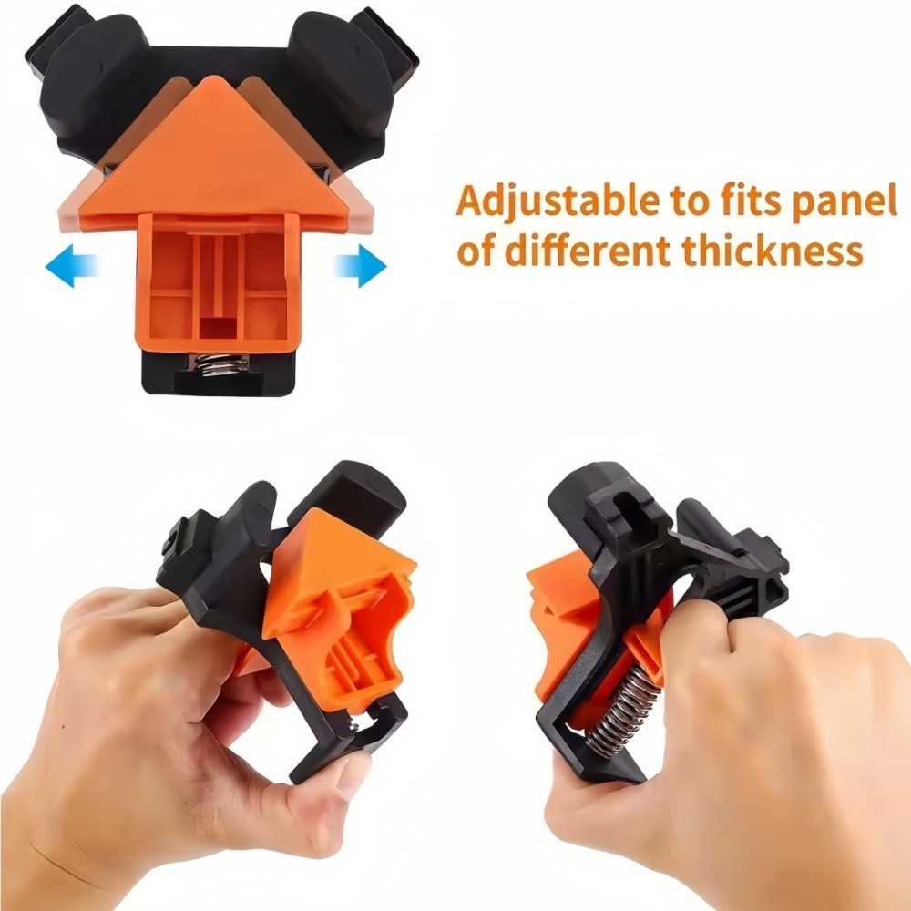 4pcs 90° Right Angle Clamp Fix - Woodworking Essentials 评论和价格