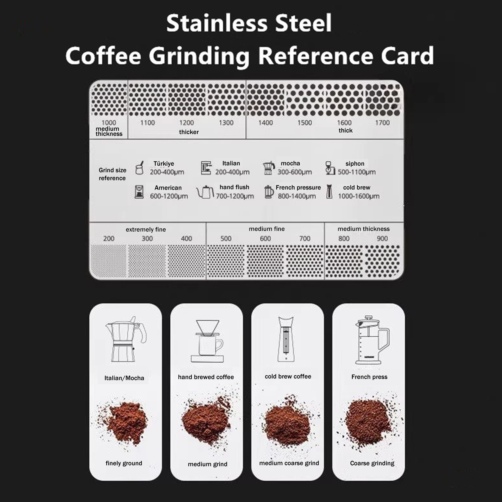 1Pc Coffee Powder Grinder Thic - Card Scraper Steel 评论和价格