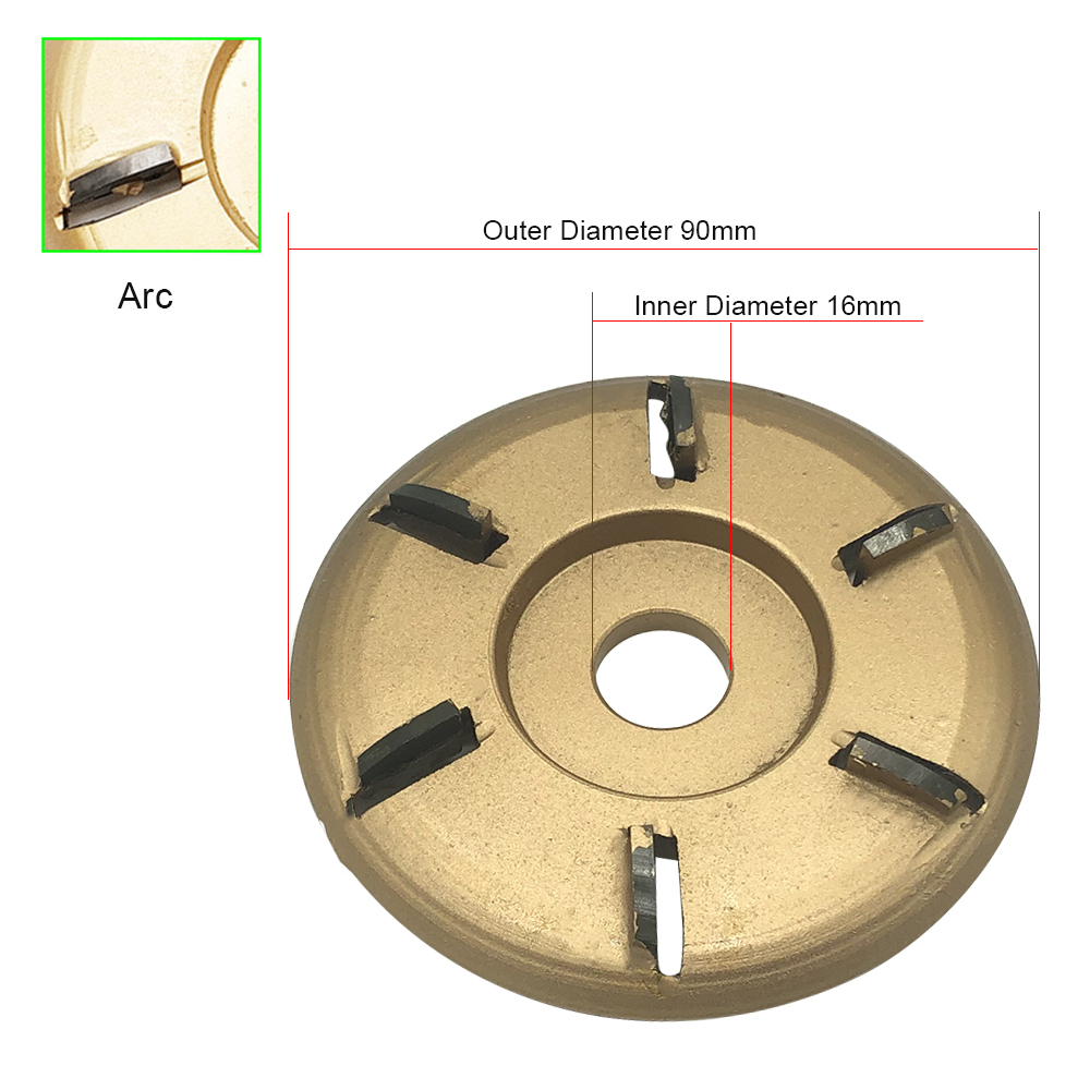 Six- Arc teeth Milling Cutter  - Woodworking Edge Corner Planer 评论和价格