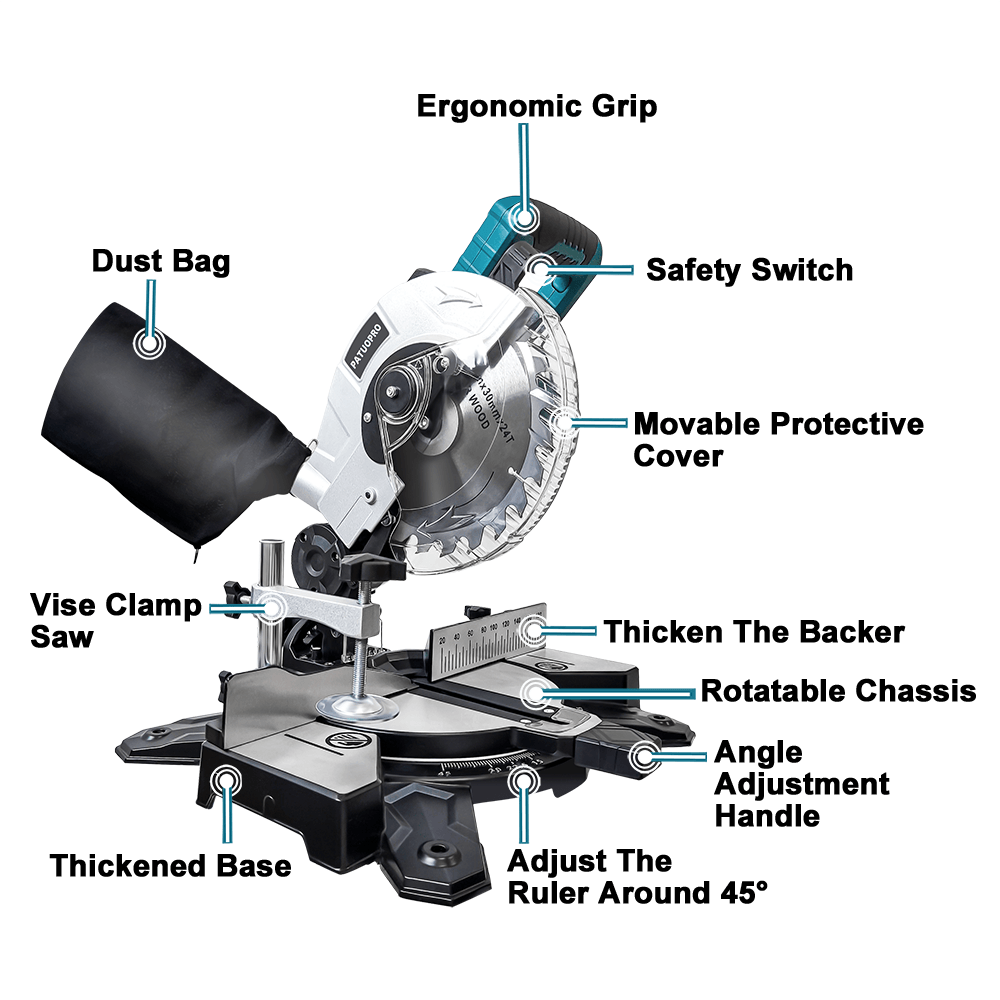 Brushless Miter Saw Cordless M - Woodworking Edge Corner Planer 评论和价格