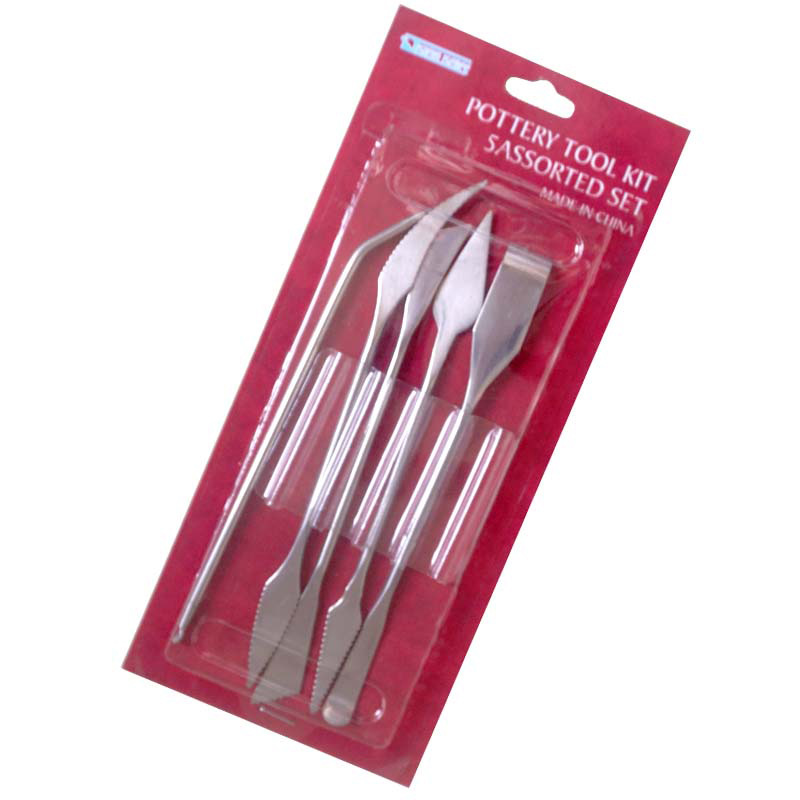 5-Piece Set of Stainless Steel - Card Scraper Steel 评论和价格