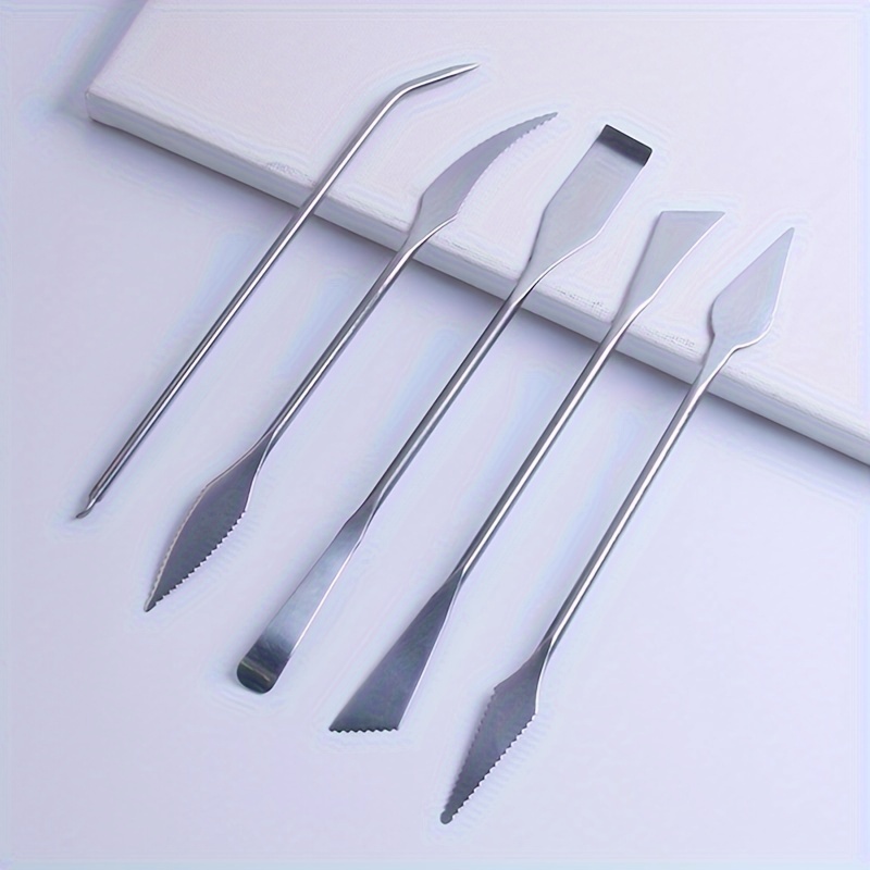 5-Piece Set of Stainless Steel - Card Scraper Steel 评论和价格