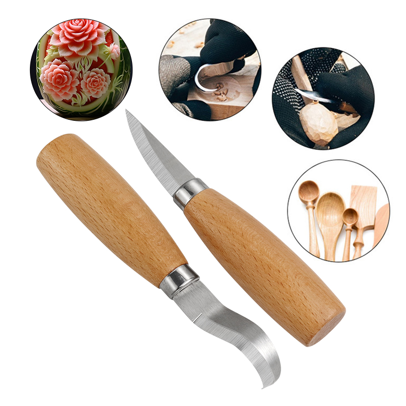 Stainless Iron Carving Knife B - Woodworking Essentials 评论和价格