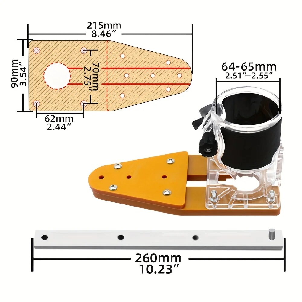 Circle Cutting Jig for Makita  - Woodworking Jointer 评论和价格