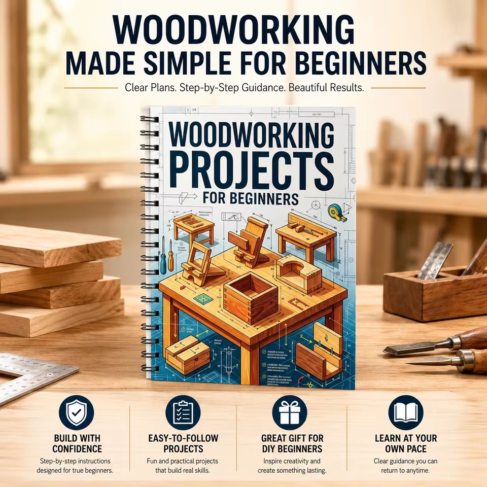 Beginner-Friendly Easy Woodwor - Woodworking Ideas For Beginners 评论和价格