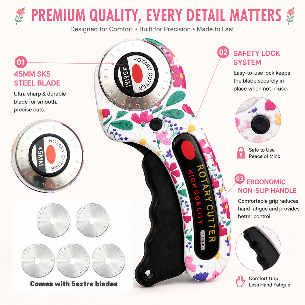 Rotary Cutter 45mm Card Paper  - Card Scraper Steel 评论和价格