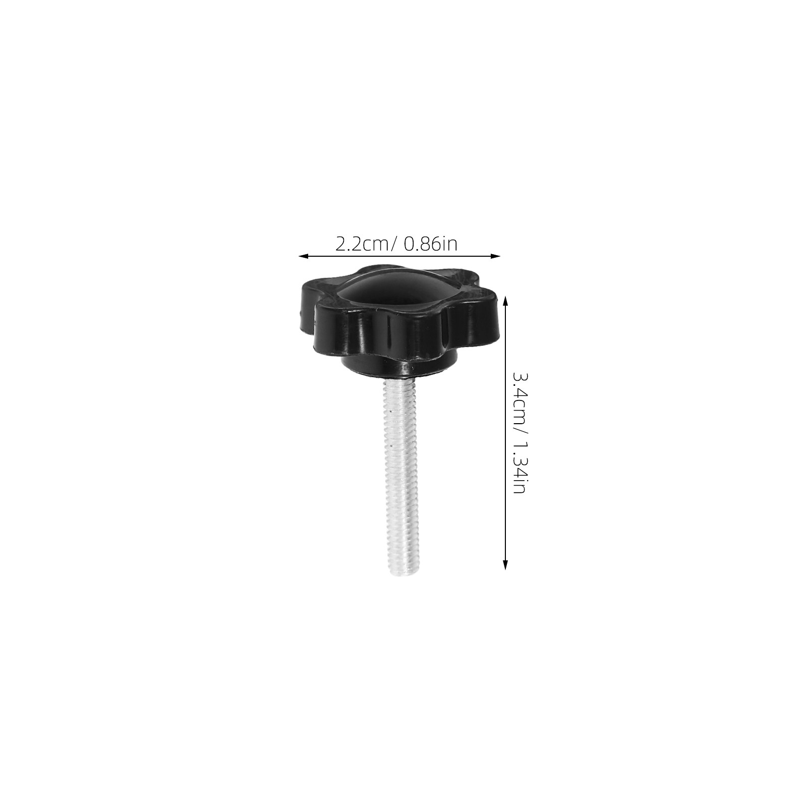10Pcs Hex Shaped Screw Knob Pl - Woodworking Machinery 评论和价格