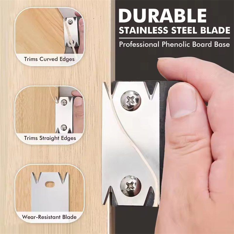 1pc Metal Edge Banding Trimmer - Woodworking Edge Corner Planer 评论和价格
