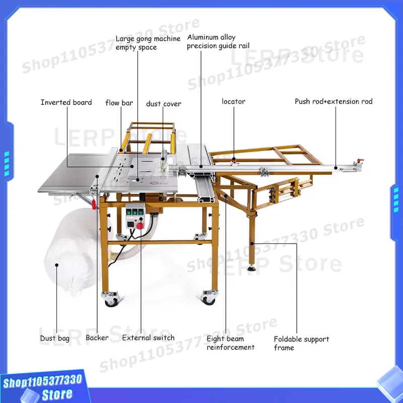 Portable Woodworking Sliding T - Woodworking Workshop Design 评论和价格